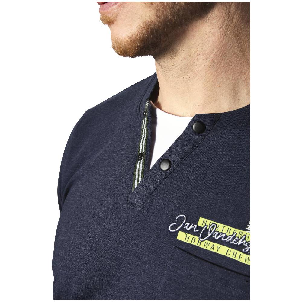 Jan Vanderstorm T-Shirt PERNARVIK dunkelblau Kostenlose Rückgabe