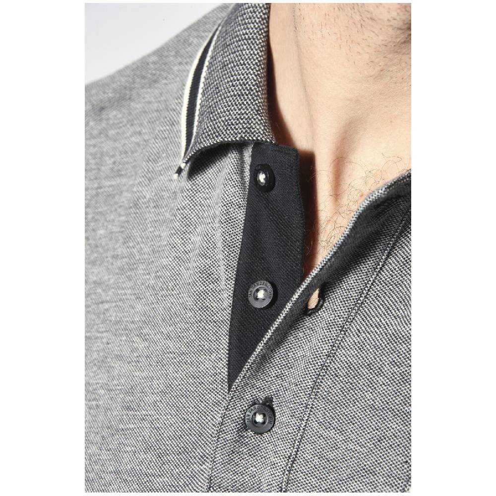 Jan Vanderstorm Poloshirt RIGHER schwarz melange JETZT KAUFEN