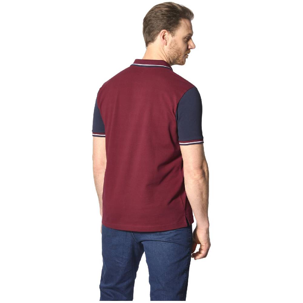 Jan Vanderstorm Poloshirt OLEJORN dunkelrot Bis zu 60% Rabatt