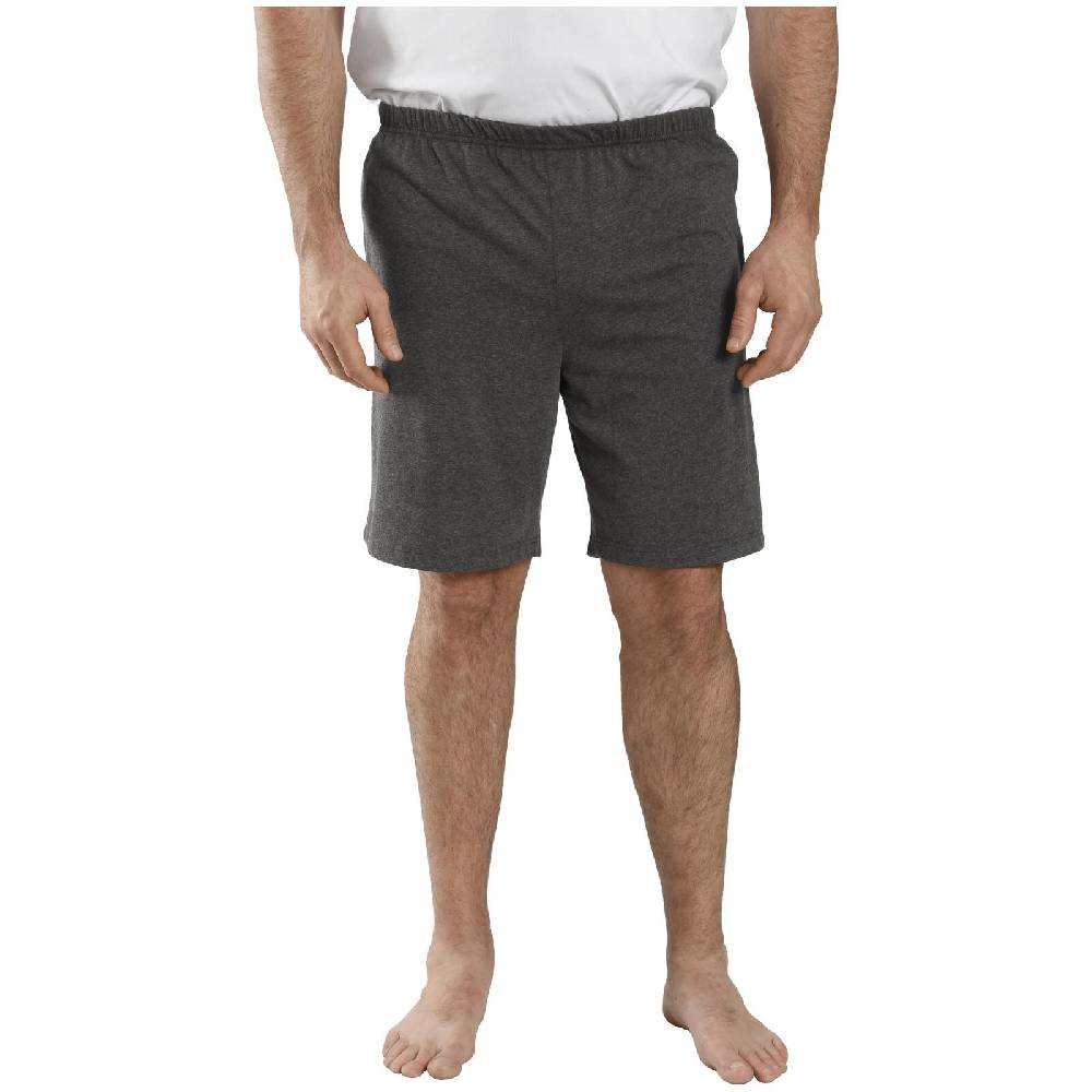 Jan Vanderstorm 2er Pack kurze Schlafhose TIEMU dunkelgrau Fabrikpreis
