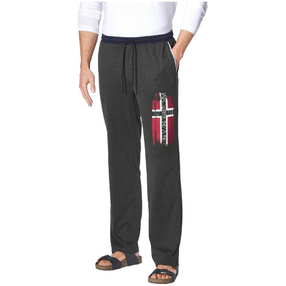 Jan Vanderstorm Schlafhose GIERTON schwarz melange Flash Sale