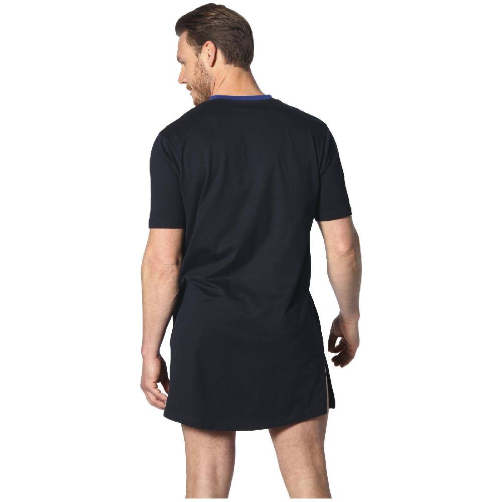 Jan Vanderstorm Doppelpack Nachthemd ALOF blau Begrenztes Angebot