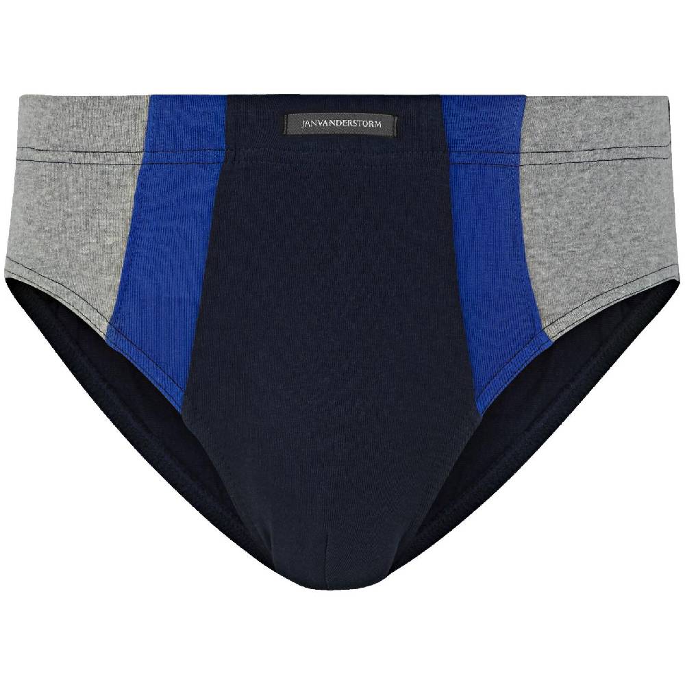 Jan Vanderstorm 4er Pack Sportslip FINNBARR dunkelblau Große Rabatte