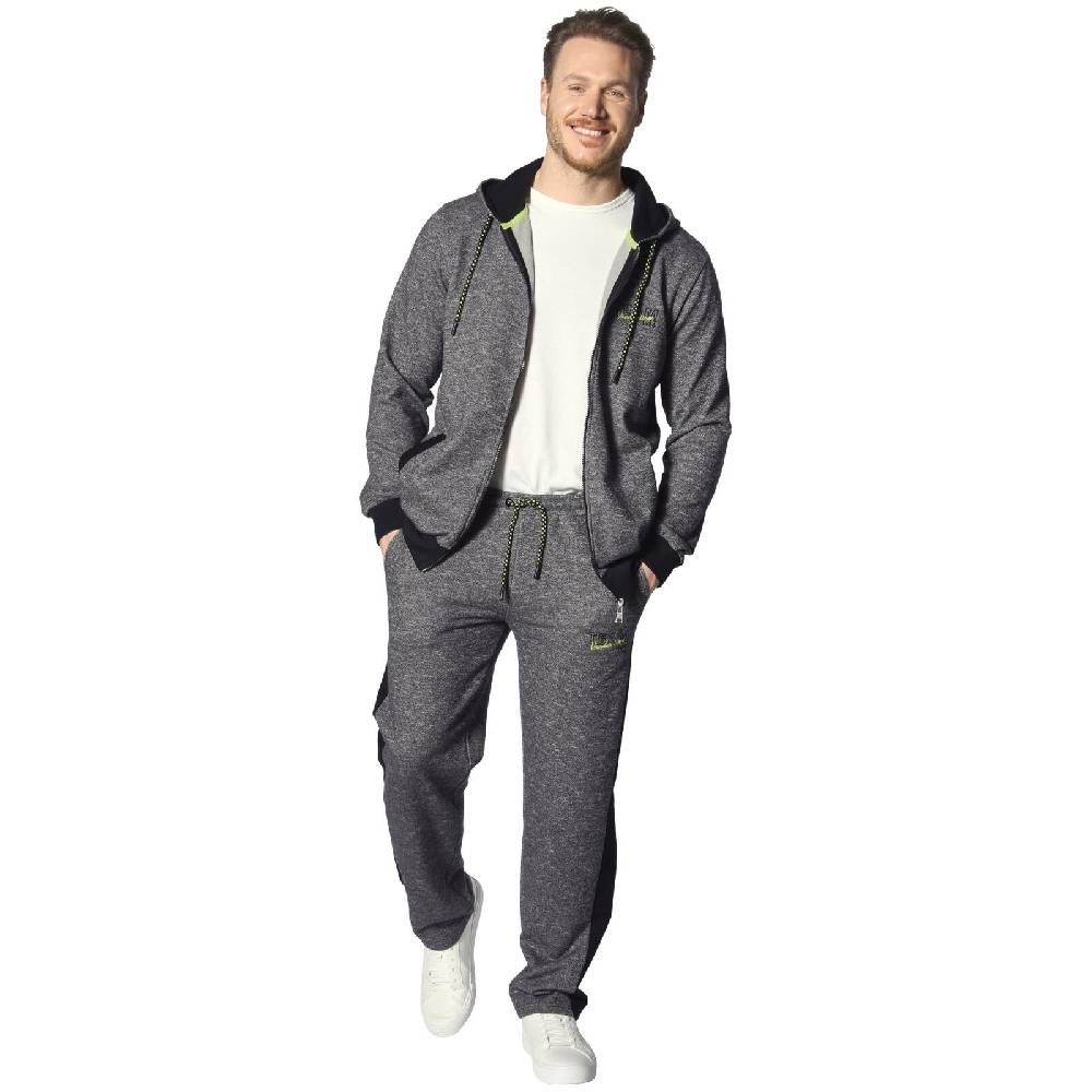 Jan Vanderstorm Sweatjacke RUMOLT schwarz melange Riesige Ersparnisse
