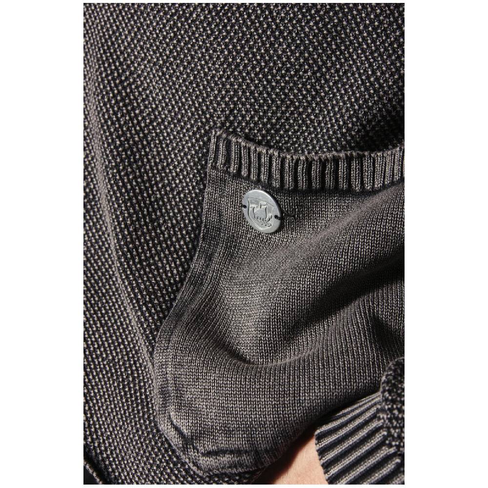 Jan Vanderstorm Strickjacke SIGURDULFAR schwarz Wochenangebot