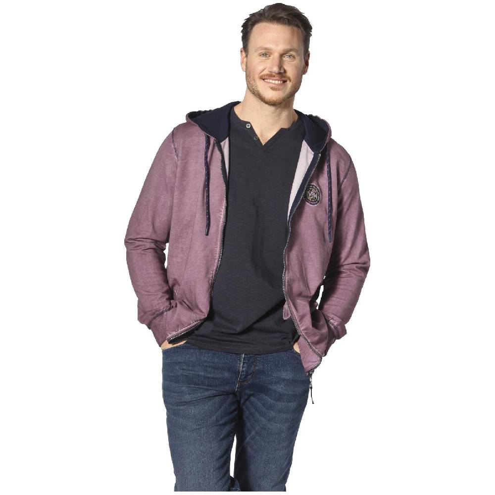 Jan Vanderstorm Sweatjacke PERKELMAN helllila Kostenlose Rückgabe