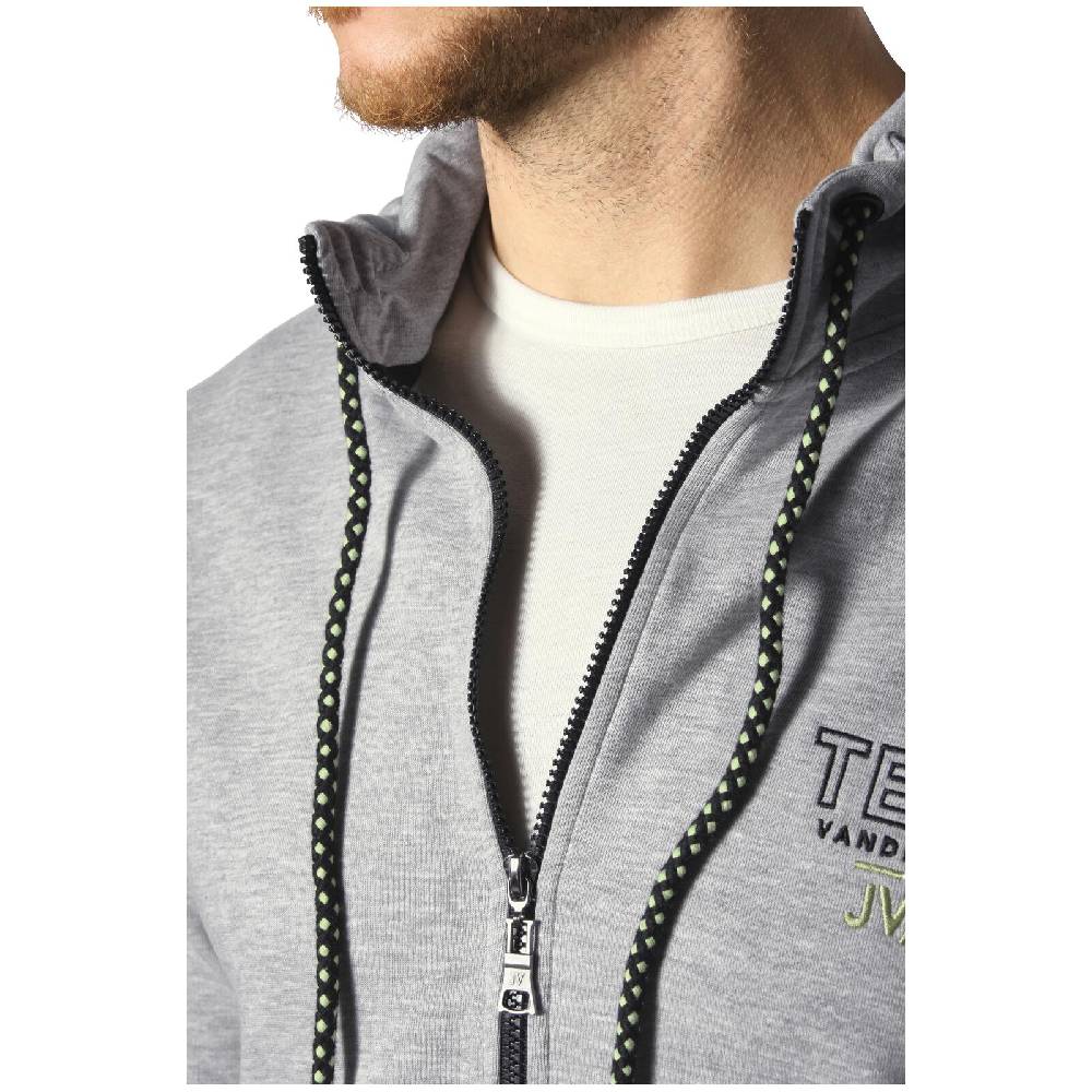 Jan Vanderstorm Sweatjacke ODGRIM silbergrau melange JETZT KAUFEN
