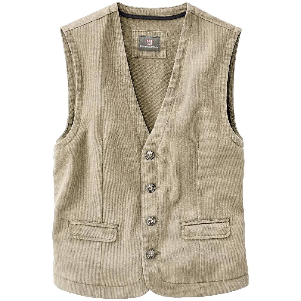 Jan Vanderstorm Weste TORELL beige Bis zu 60% Rabatt