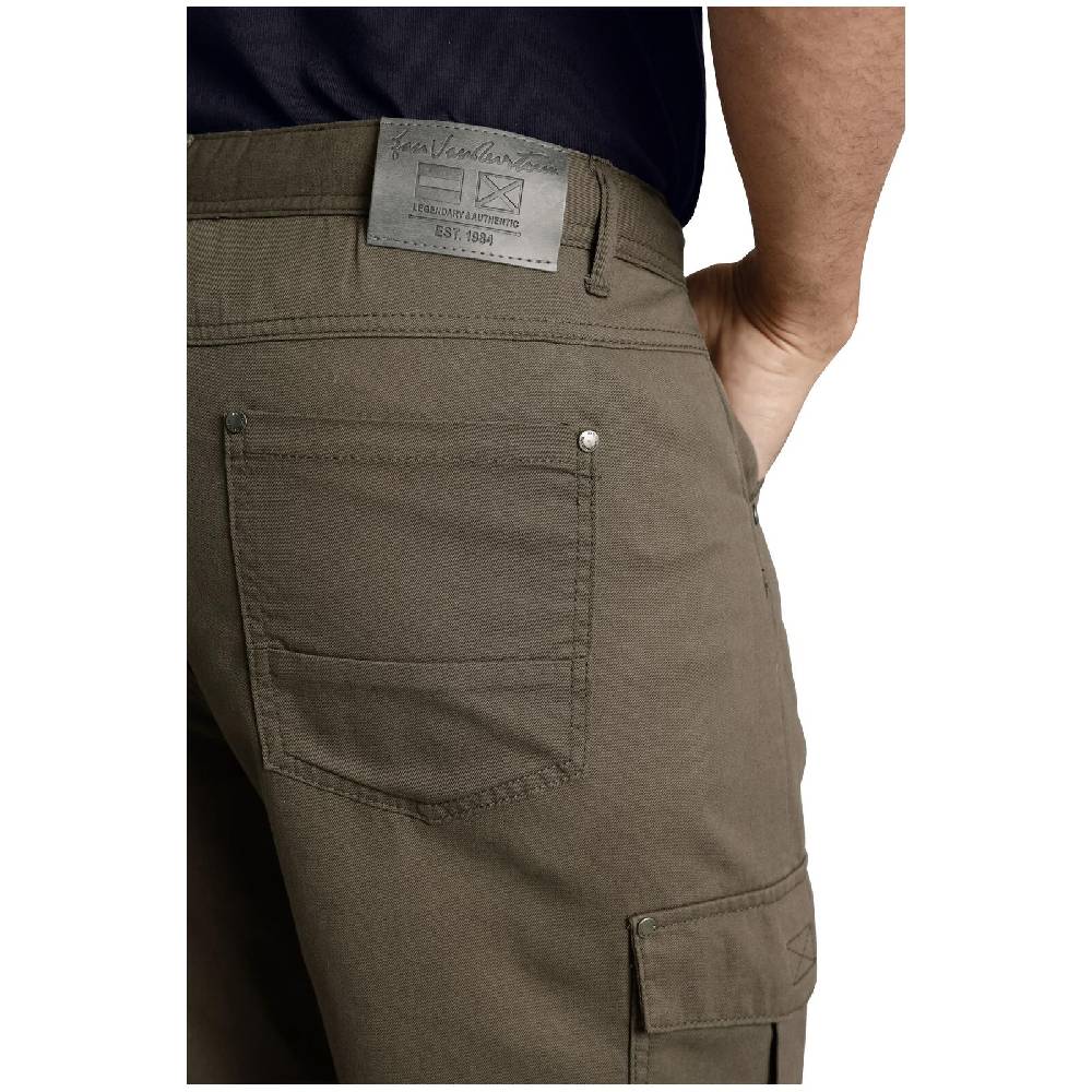 Jan Vanderstorm Tiefbundbermuda HEIMERAM oliv Flash Sale