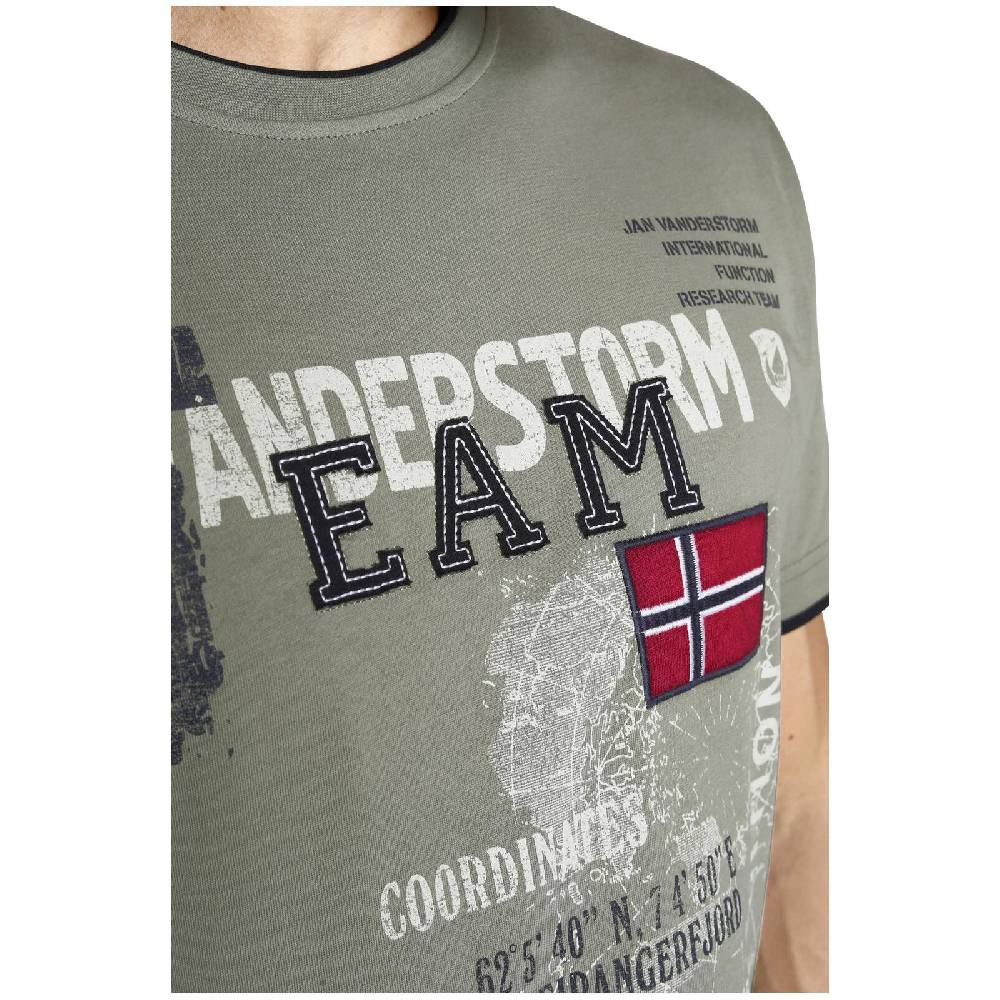 Jan Vanderstorm T-Shirt SÖLVE oliv Heißer Verkauf