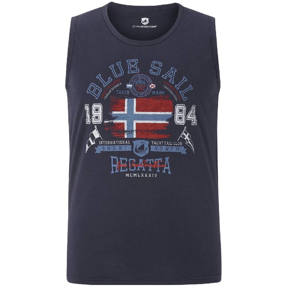 Jan Vanderstorm Tanktop BEUTE dunkelblau Online Outlet