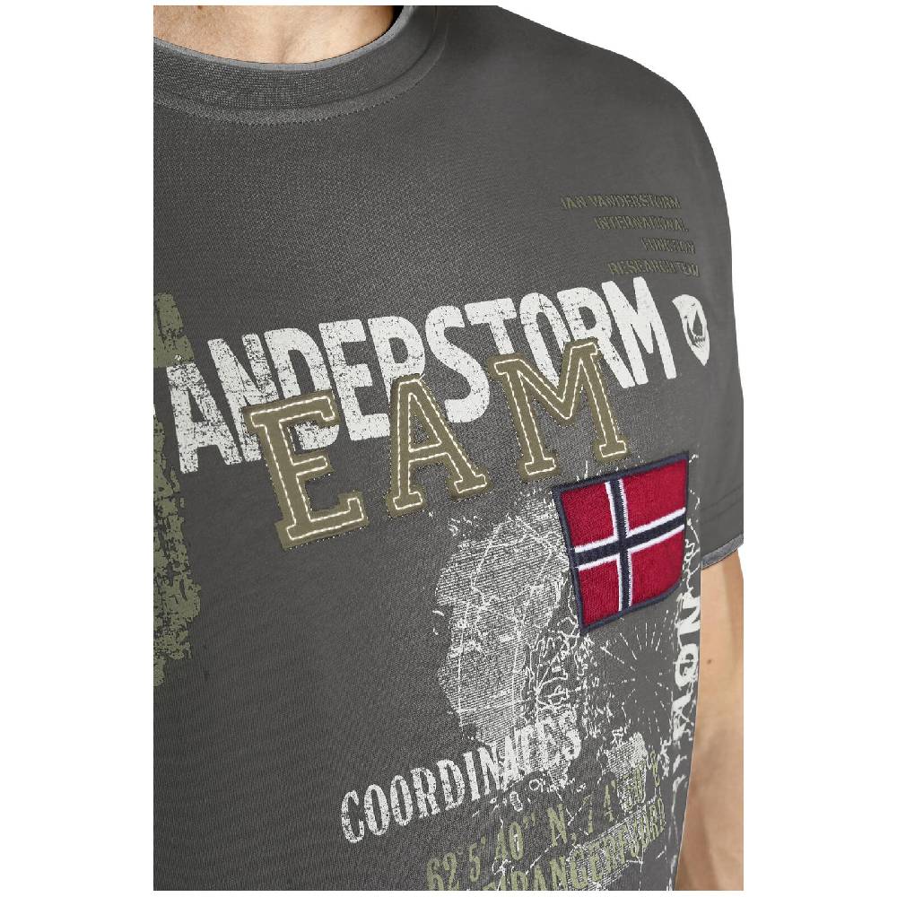 Jan Vanderstorm T-Shirt SÖLVE dunkelgrau Exklusive Angebote