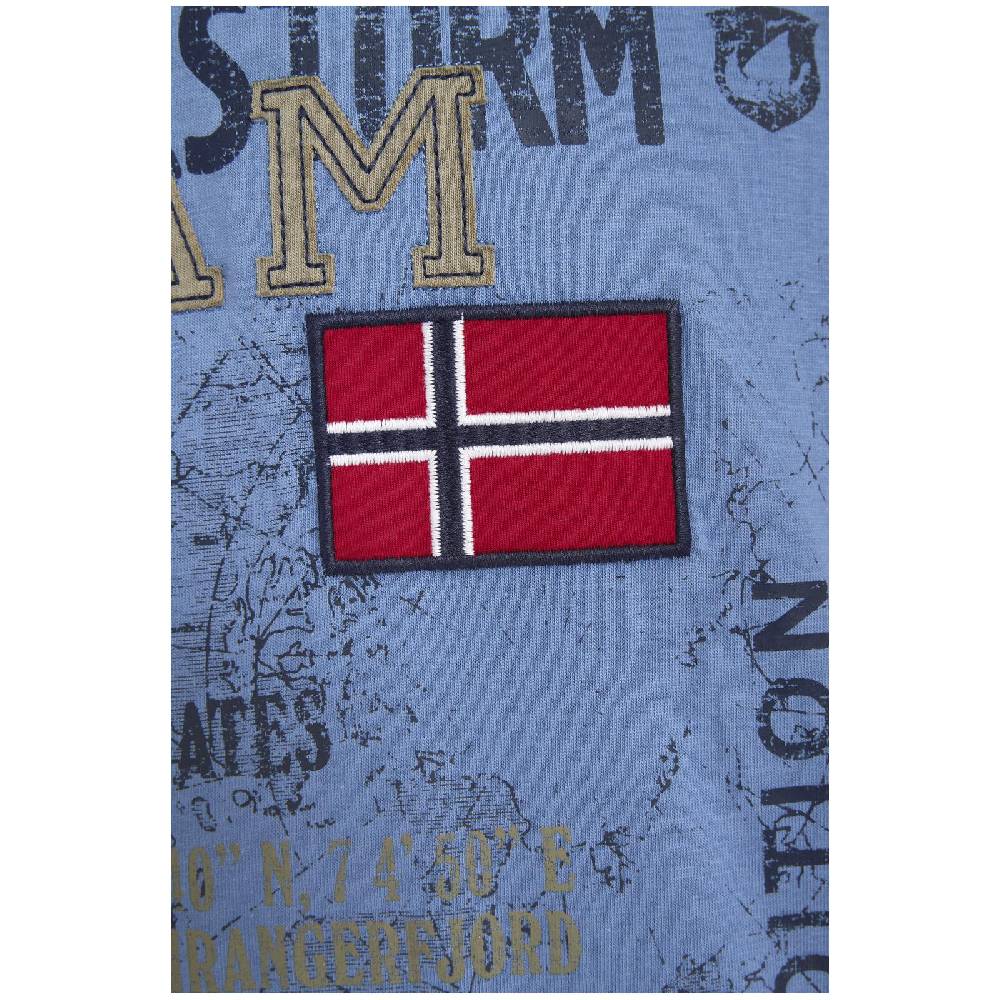 Jan Vanderstorm T-Shirt SÖLVE blau Blitzangebot
