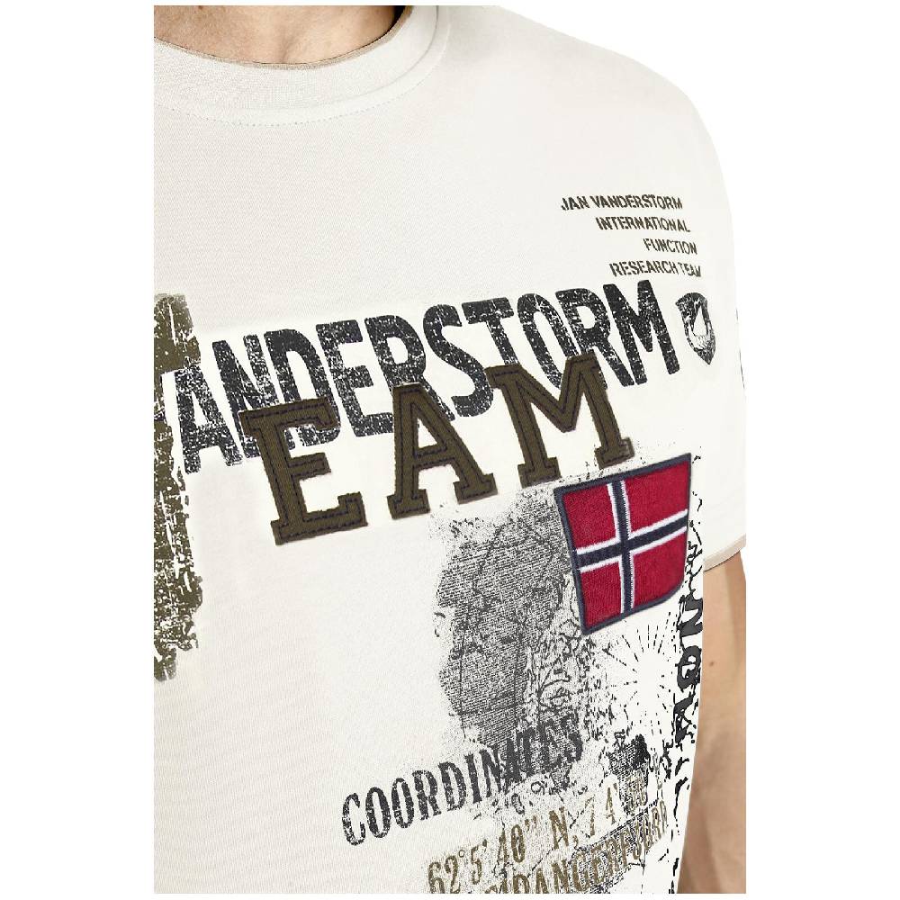 Jan Vanderstorm T-Shirt SÖLVE wollweiß VIP-Rabatte