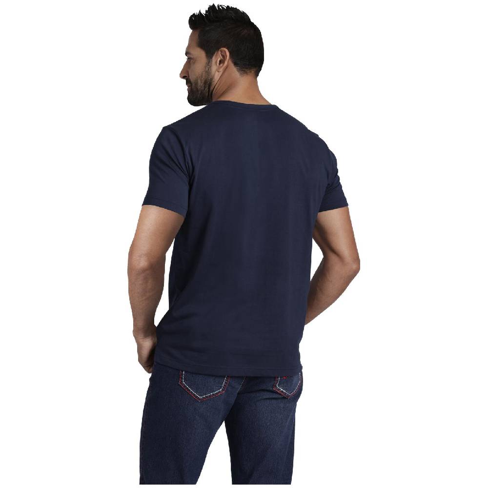 Jan Vanderstorm T-Shirt LINDRAD dunkelblau Tiefpreis
