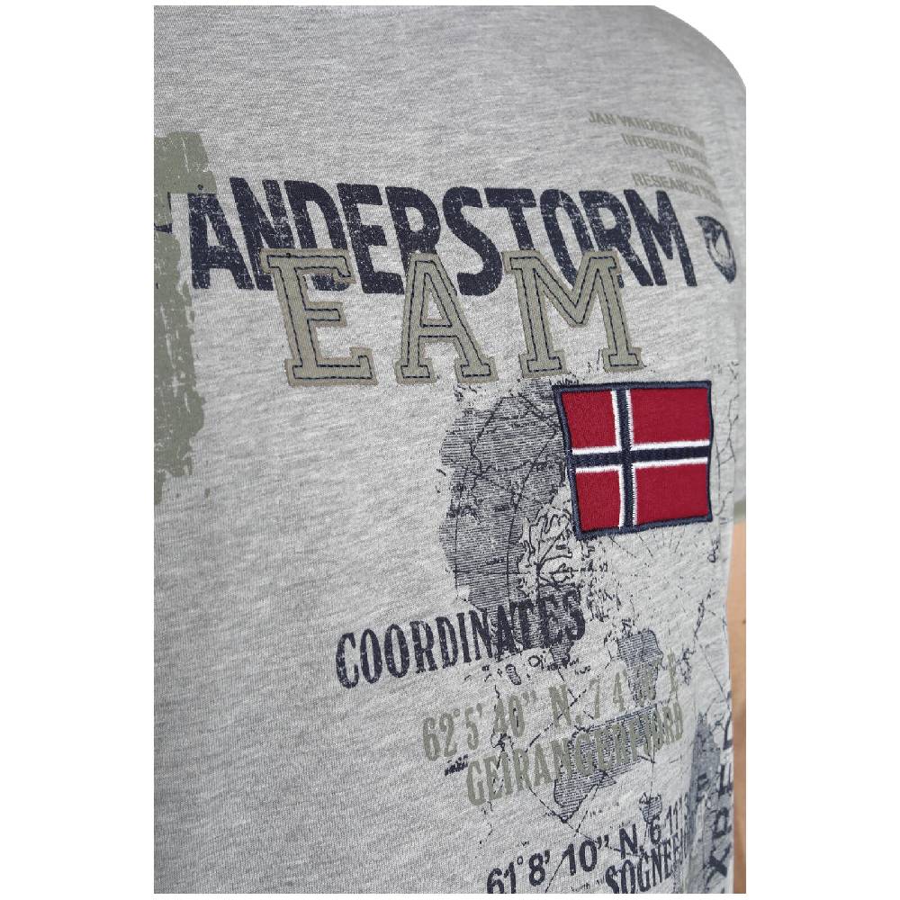 Jan Vanderstorm T-Shirt SÖLVE grau Letzte 3 Tage