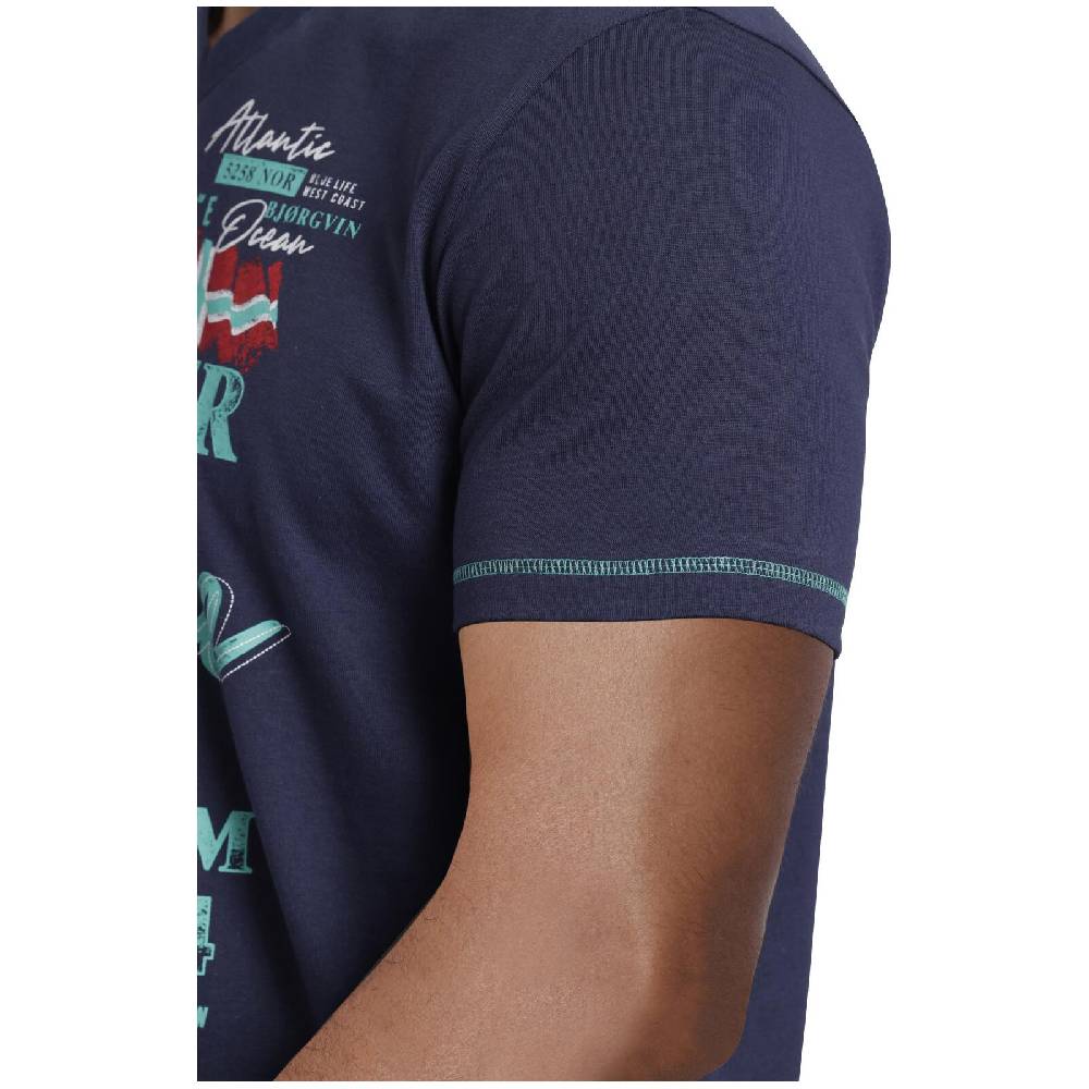 Jan Vanderstorm T-Shirt NORDGER dunkelblau Bis zu 50% Rabatt