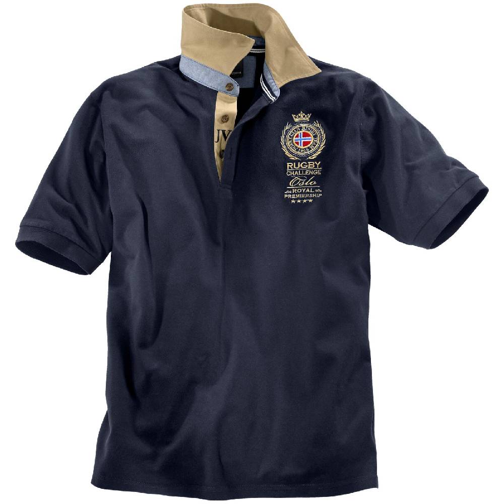 Jan Vanderstorm Poloshirt JOAKIM dunkelblau Bis zu 60% Rabatt