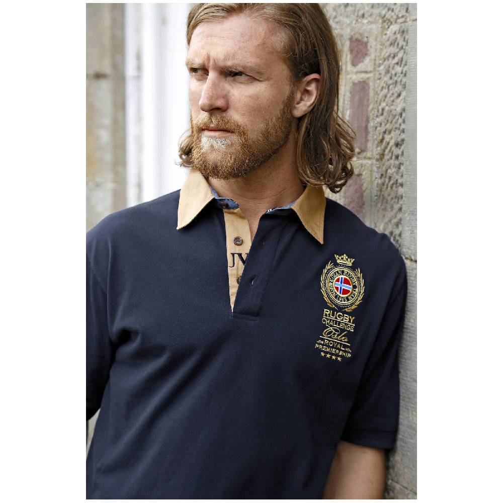 Jan Vanderstorm Poloshirt JOAKIM dunkelblau Bis zu 60% Rabatt