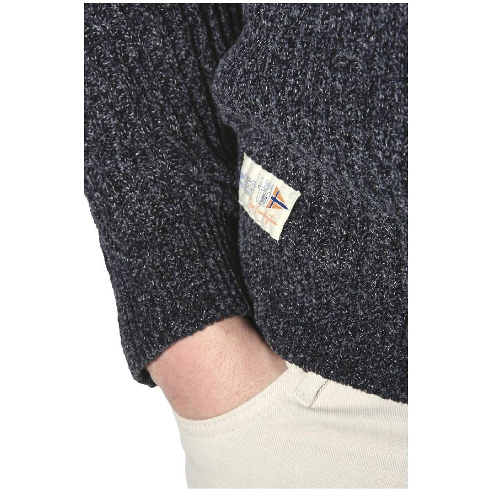 Jan Vanderstorm Pullover mit Mütze RONAI dunkelgrau melange 50% Rabatt mit kostenlosem Versand