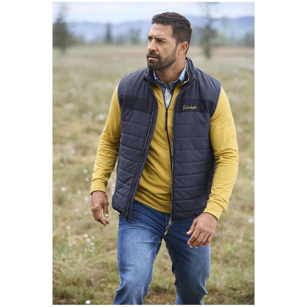 Jan Vanderstorm Outdoorweste ULOF dunkelblau Black Friday Preise