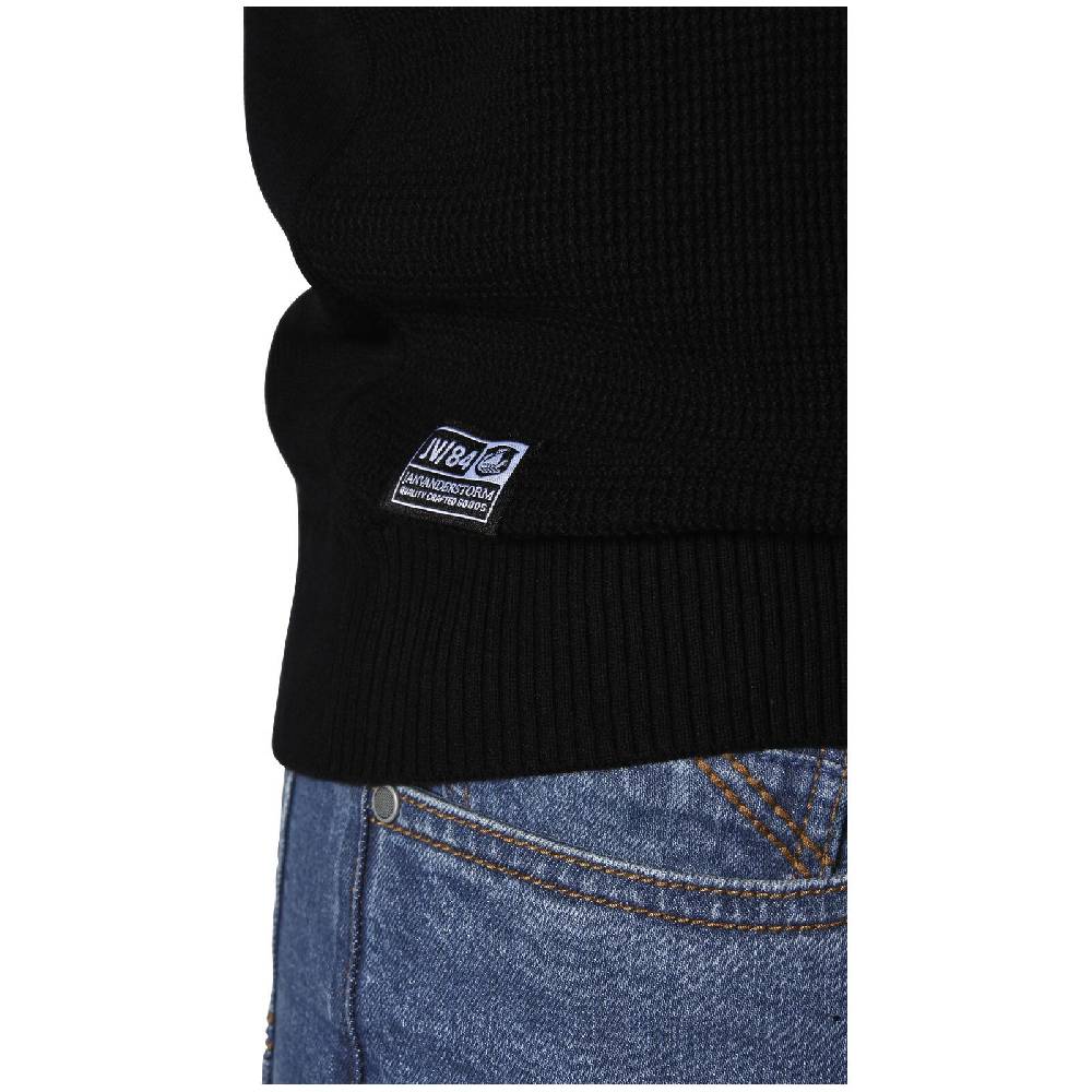 Jan Vanderstorm Pullover ANDGAR schwarz Im Verkauf