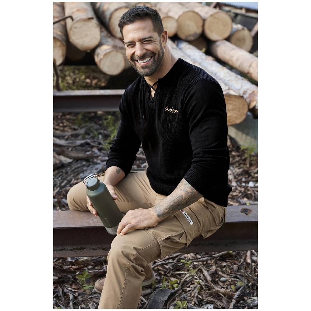 Jan Vanderstorm Pullover ANDGAR schwarz Im Verkauf