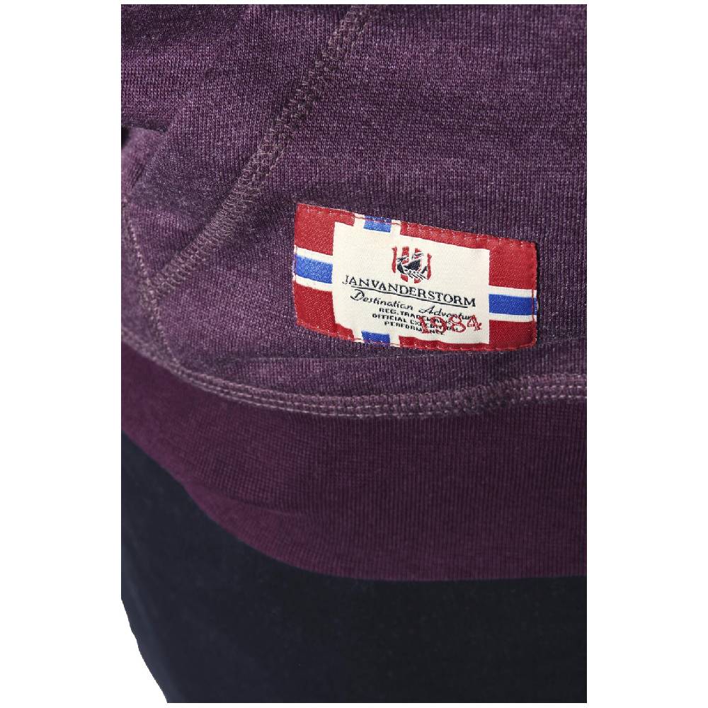Jan Vanderstorm Sweatshirt BLANKARD dunkelrot melange 50% Rabatt für begrenzte Zeit