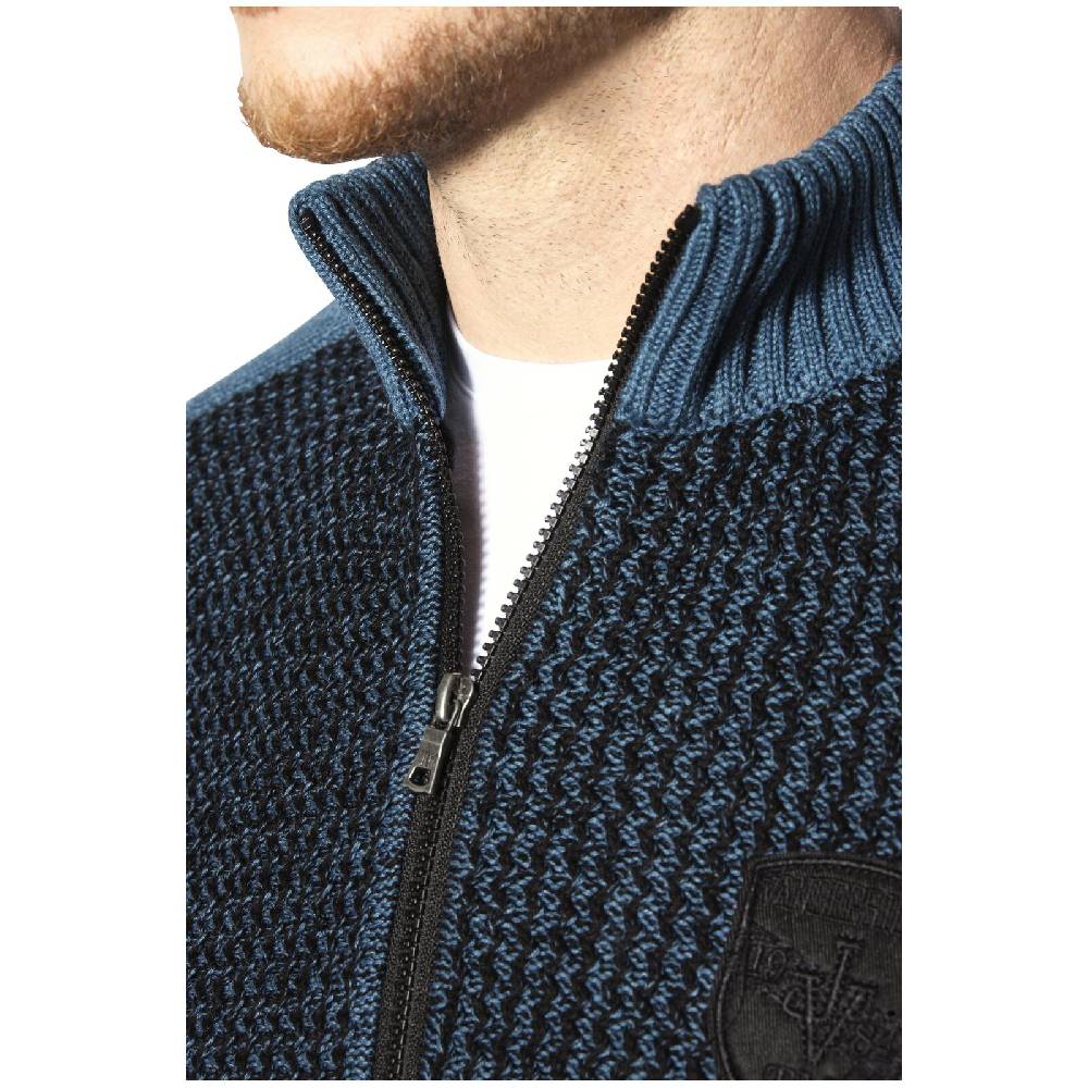Jan Vanderstorm Strickjacke HALSTEN blau Rabatte dieses Monats