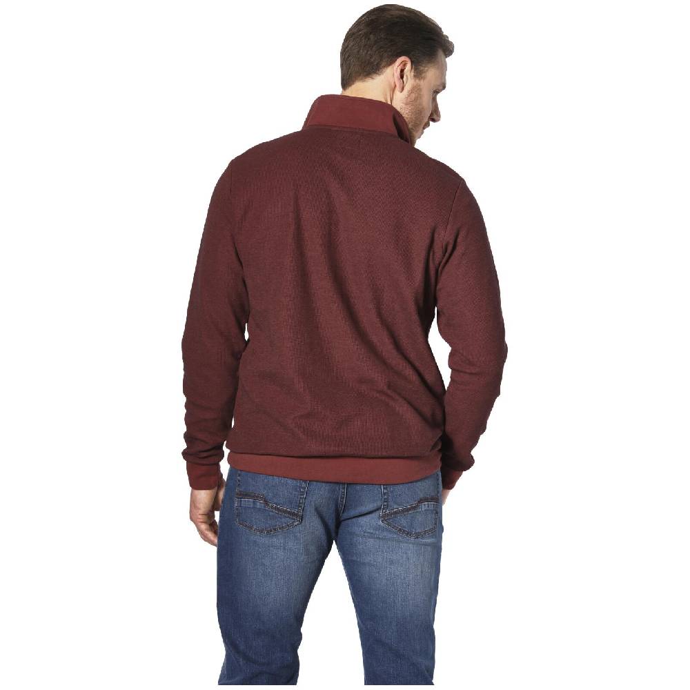 Jan Vanderstorm Sweatshirt MARKWARD dunkelrot Outlet