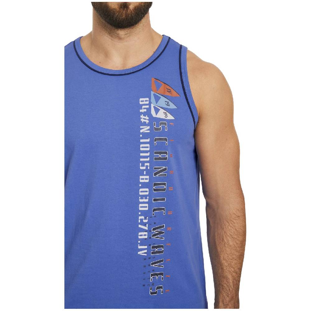 Jan Vanderstorm Doppelpack Tanktop TIDEMAN wollweiß blau Günstig kaufen