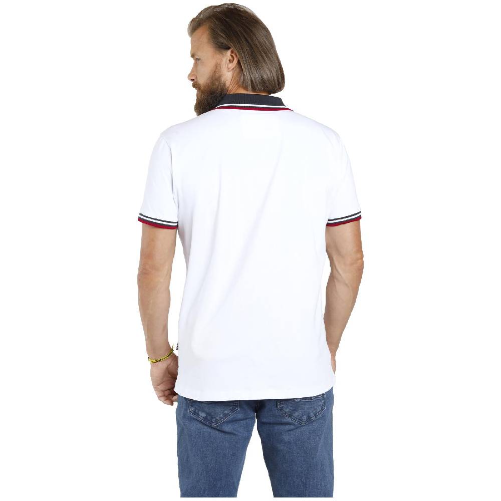 Jan Vanderstorm Doppelpack Poloshirt JOHAN weiß dunkelblau Exklusivangebot