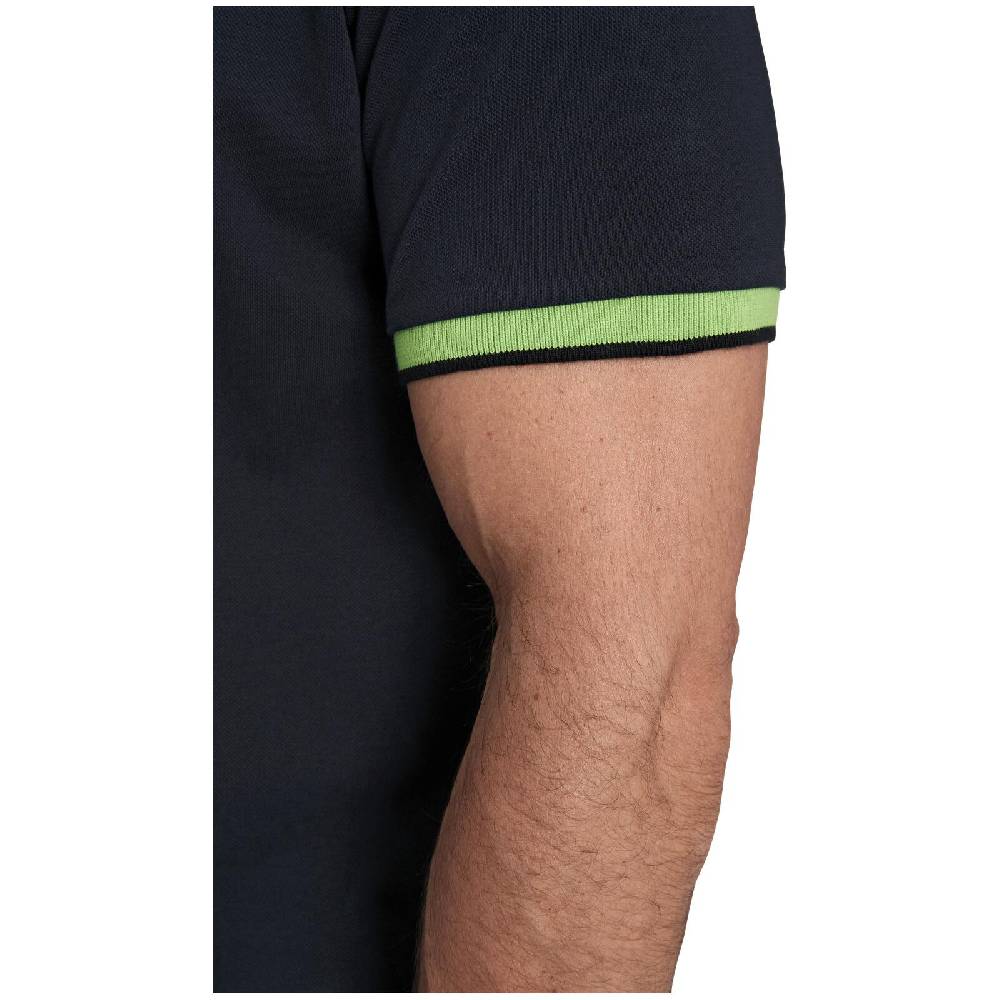 Jan Vanderstorm Poloshirt LAVRANS schwarz grün Preisnachlass