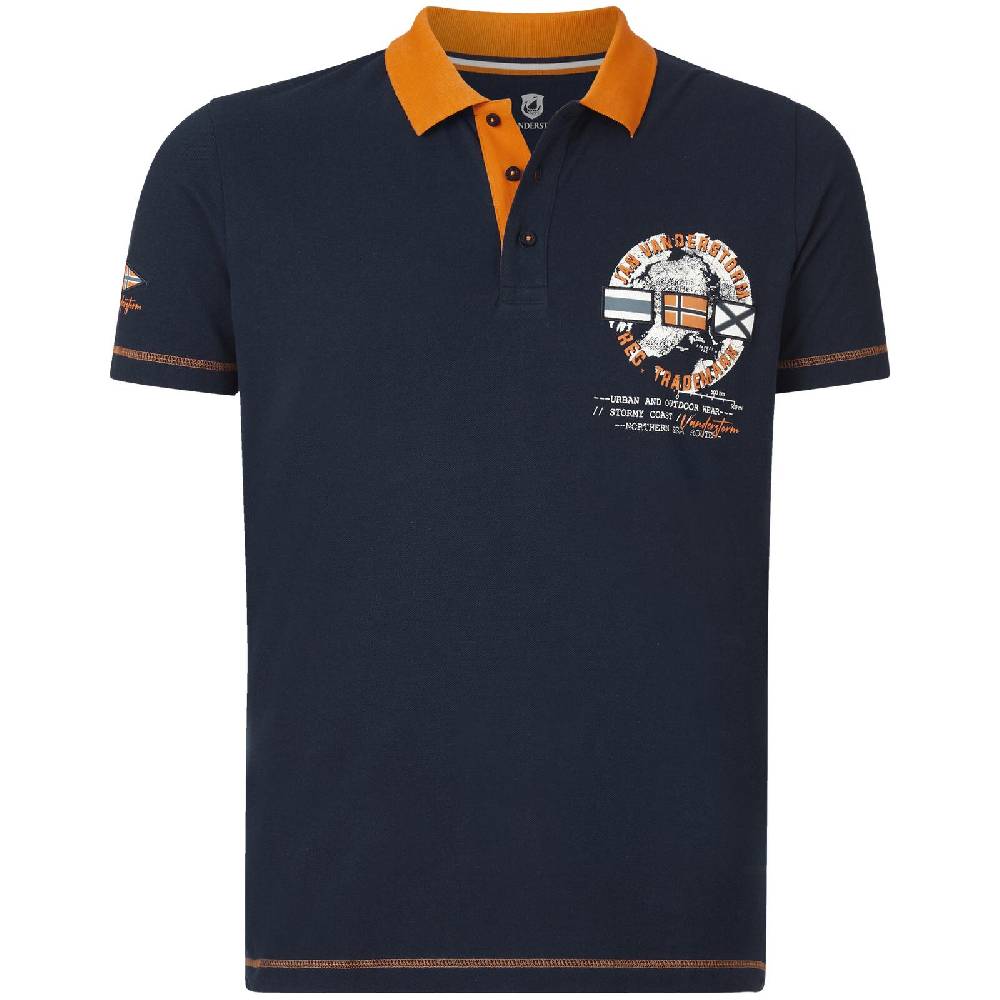 Jan Vanderstorm Poloshirt RANDO dunkelblau Lagerräumung