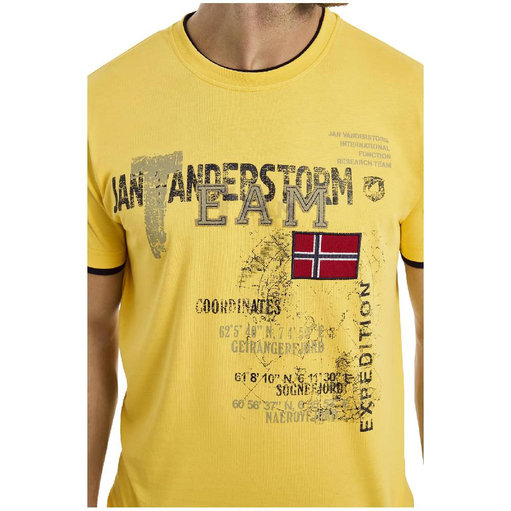 Jan Vanderstorm T-Shirt SÖLVE gelb Top Angebot