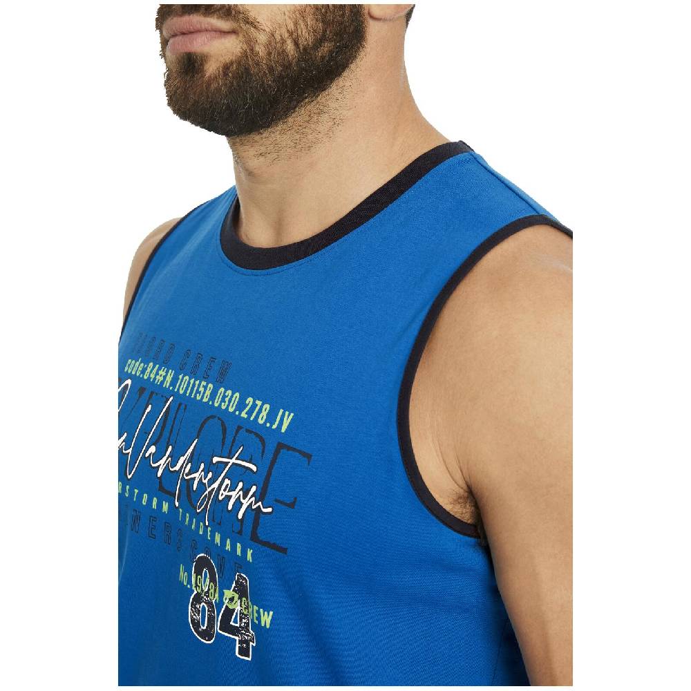 Jan Vanderstorm Tanktop FRODEWIN royal blau Große Rabatte