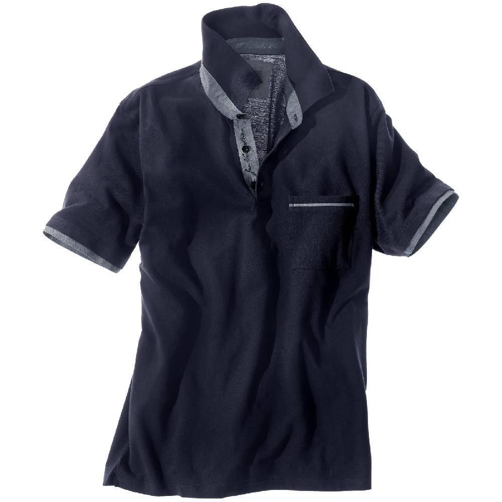 Jan Vanderstorm Poloshirt MELKER dunkelblau Tägliche Deals