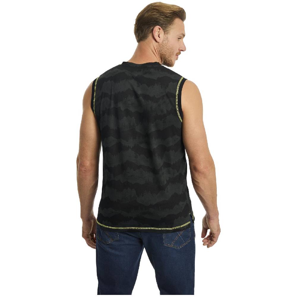 Jan Vanderstorm Tanktop FAFNER schwarz gemustert Riesige Ersparnisse