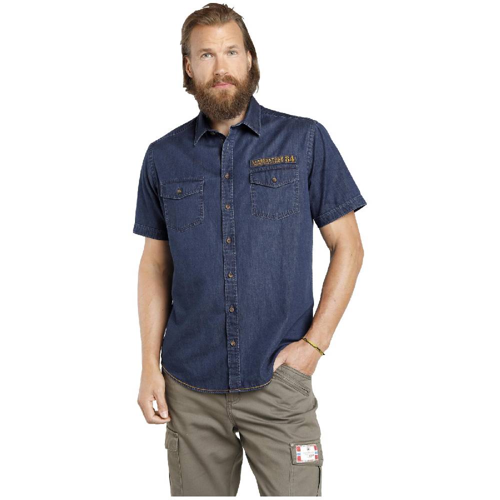 Jan Vanderstorm Jeanshemd JOAR blau Super Sparpreis
