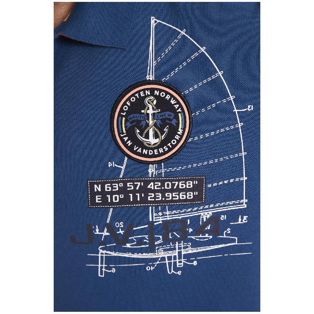 Jan Vanderstorm Poloshirt NICCO royal blau Kostenlose Rückgabe