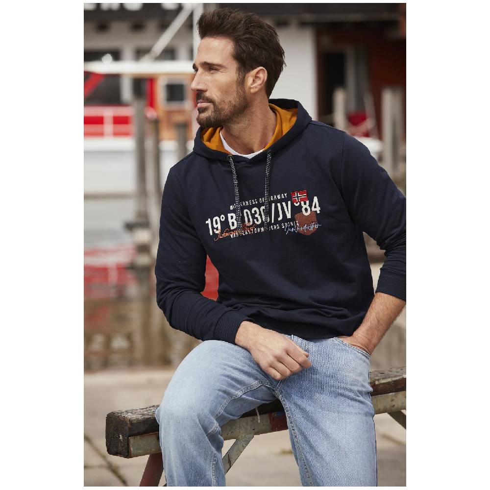 Jan Vanderstorm Sweatshirt JORRIT dunkelblau Begrenzte Freigabe