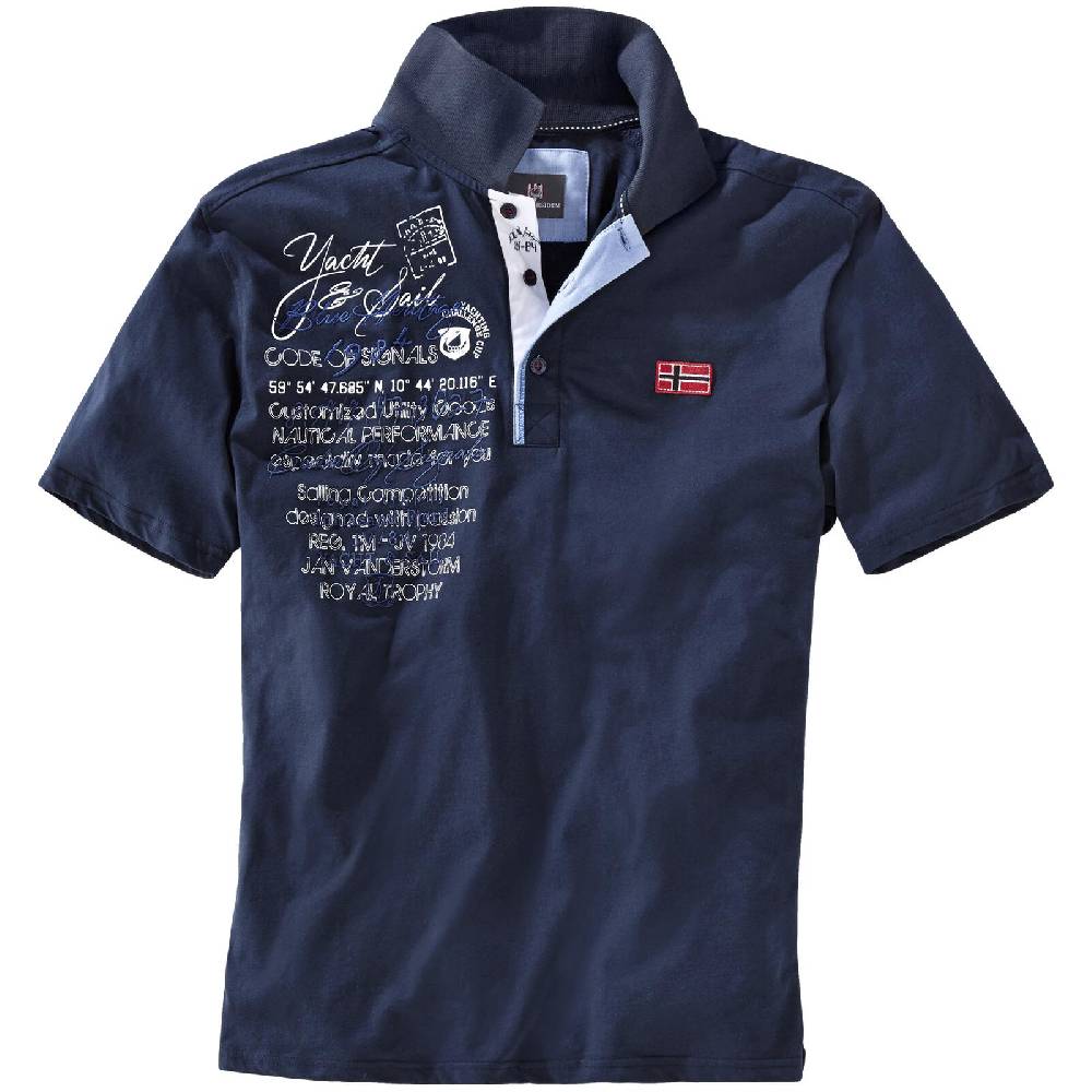 Jan Vanderstorm Poloshirt JANO dunkelblau JETZT KAUFEN