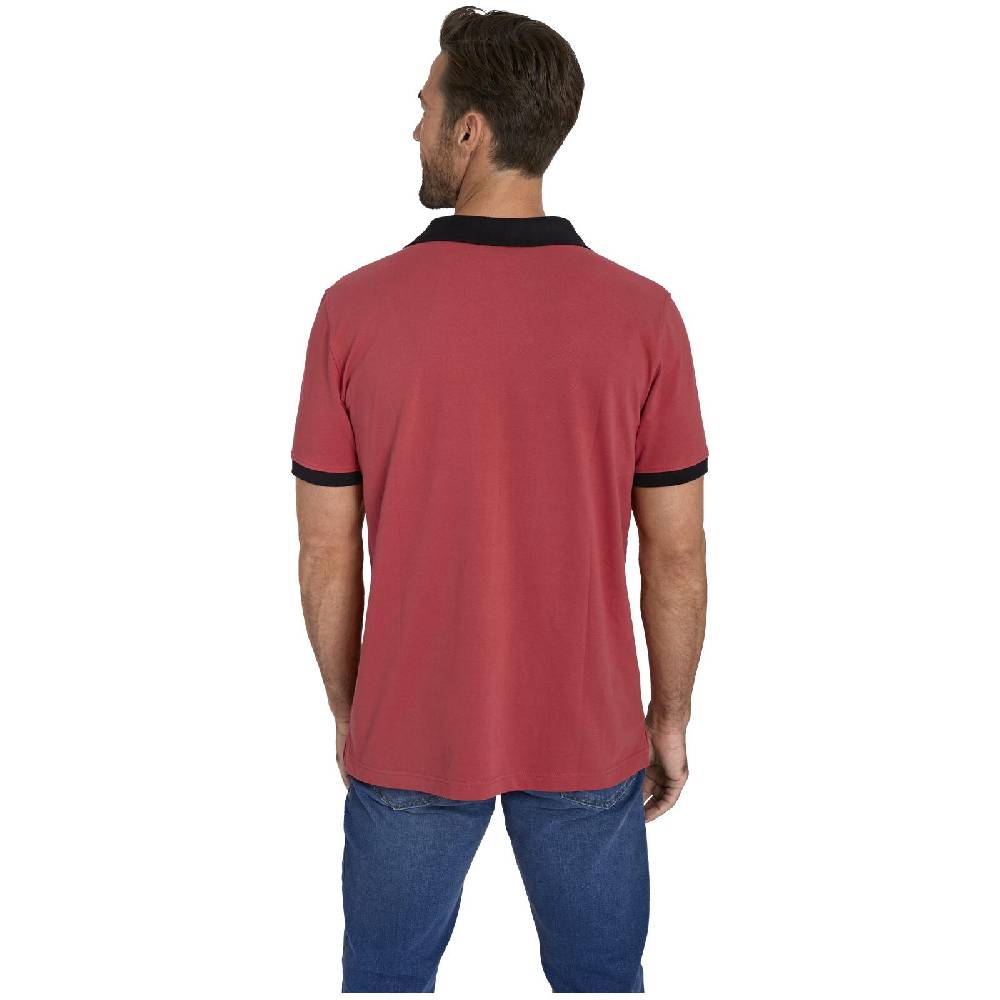 Jan Vanderstorm Doppelpack Poloshirt ELJAR beige hellrot Letzter Tag