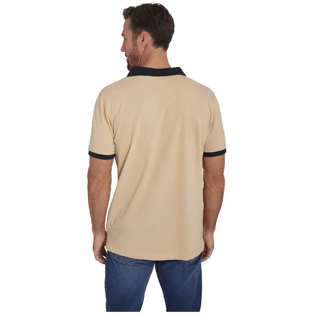 Jan Vanderstorm Doppelpack Poloshirt ELJAR beige hellrot Letzter Tag
