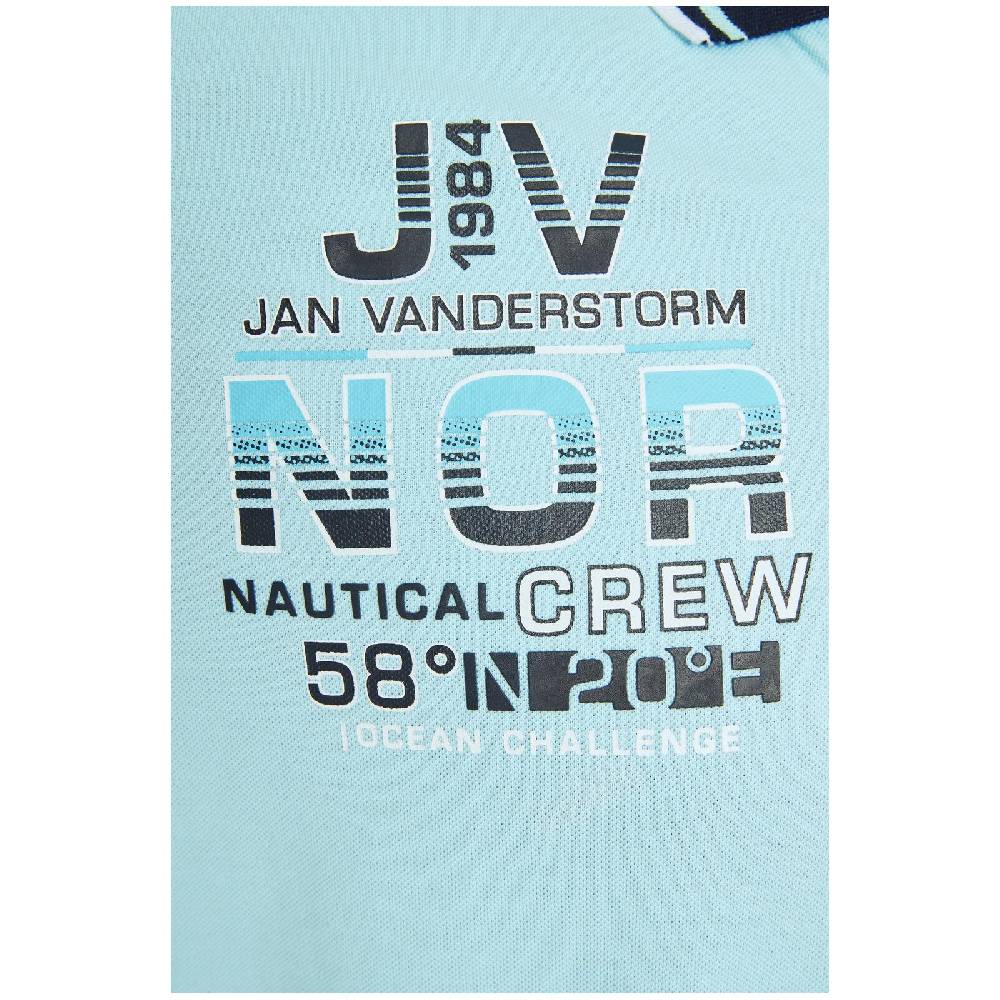 Jan Vanderstorm Poloshirt JERKER türkis Bis zu 50% Rabatt