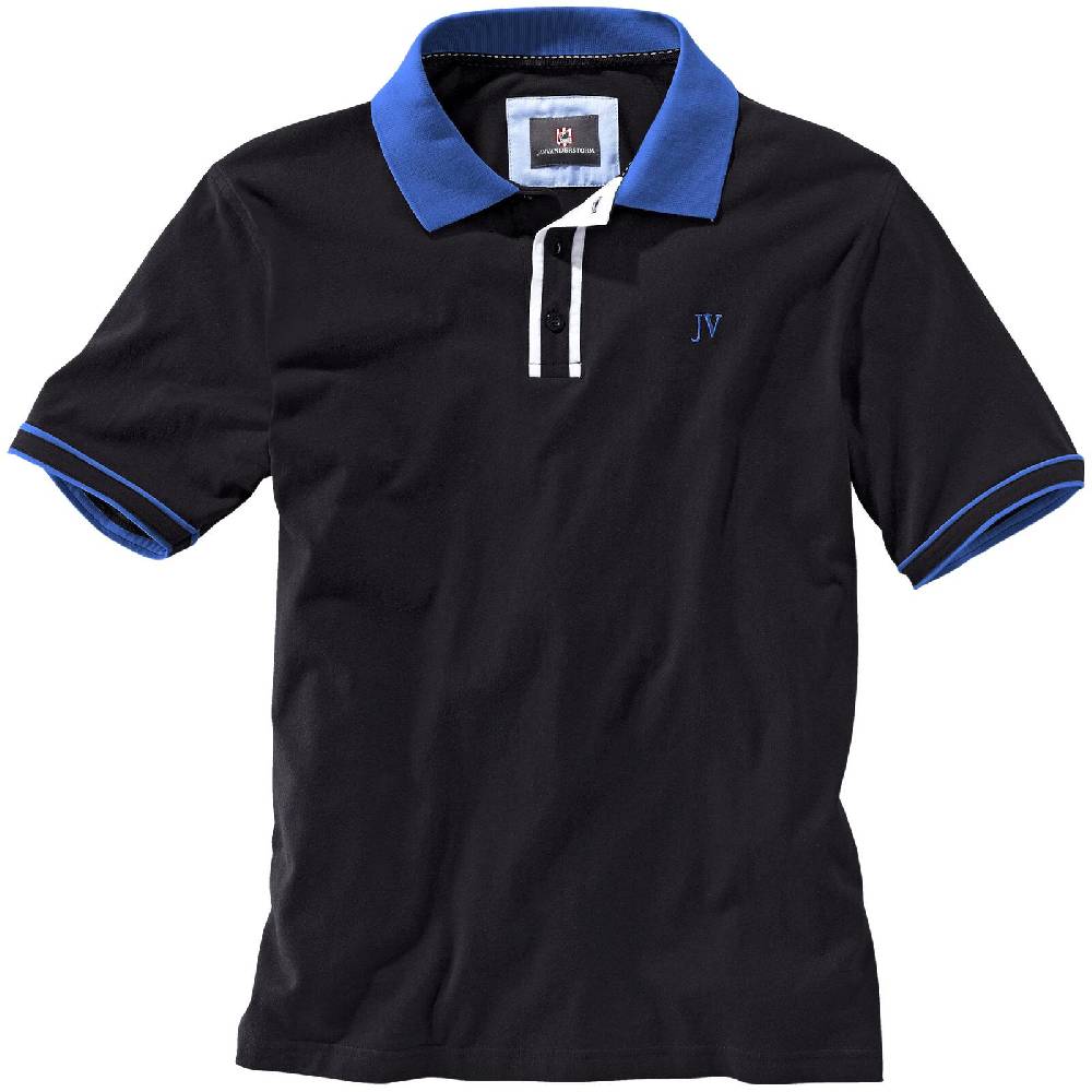 Jan Vanderstorm Poloshirt ISFRIED schwarz Bis zu 60% Rabatt