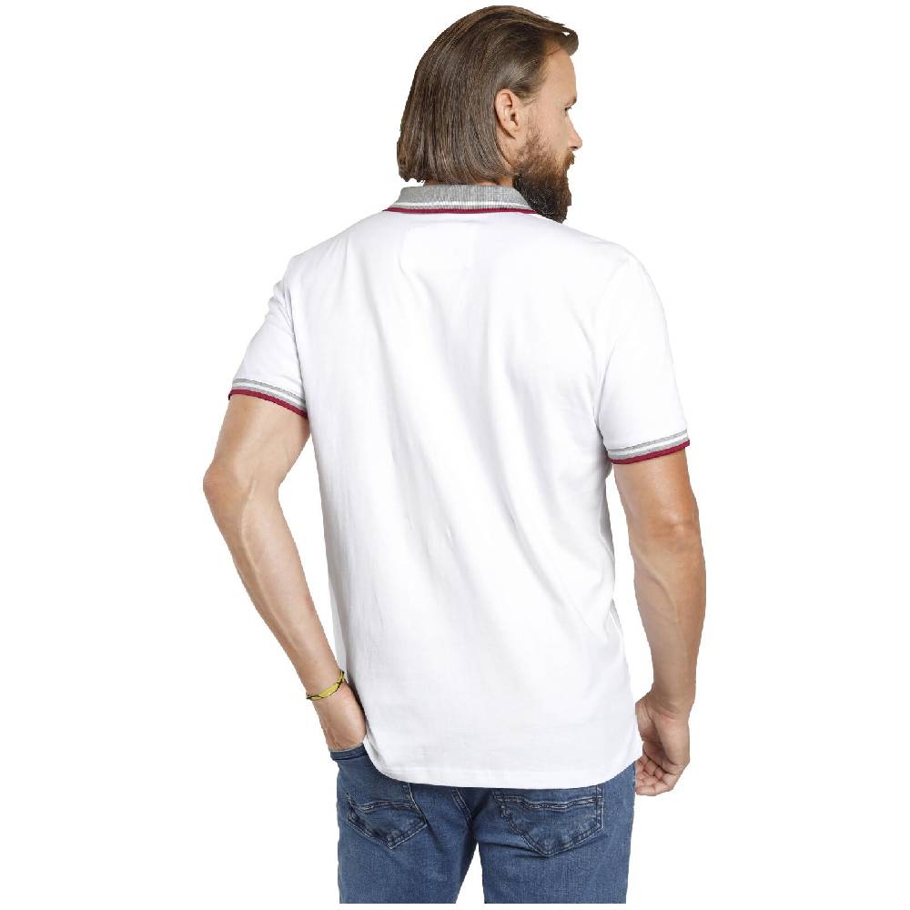Jan Vanderstorm Doppelpack Poloshirt JOHAN weiß grau Nur noch ein Tag übrig