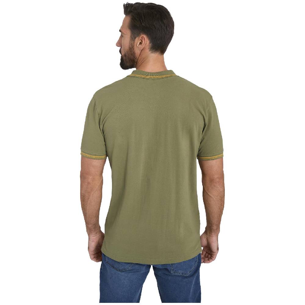 Jan Vanderstorm Doppelpack Poloshirt BERAU wollweiß khaki Speichern exportieren