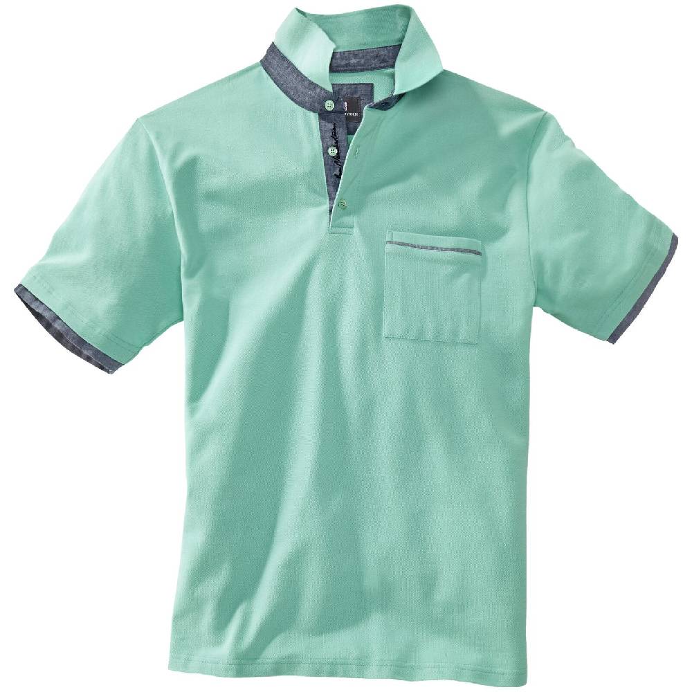 Jan Vanderstorm Poloshirt MELKER türkis zollfrei