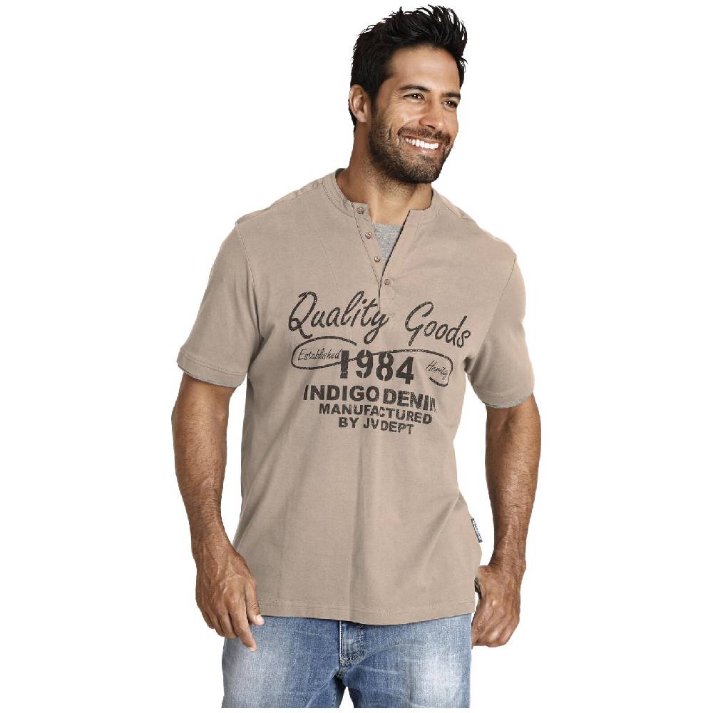 Jan Vanderstorm T-Shirt NANTE beige 50% Rabatt für begrenzte Zeit
